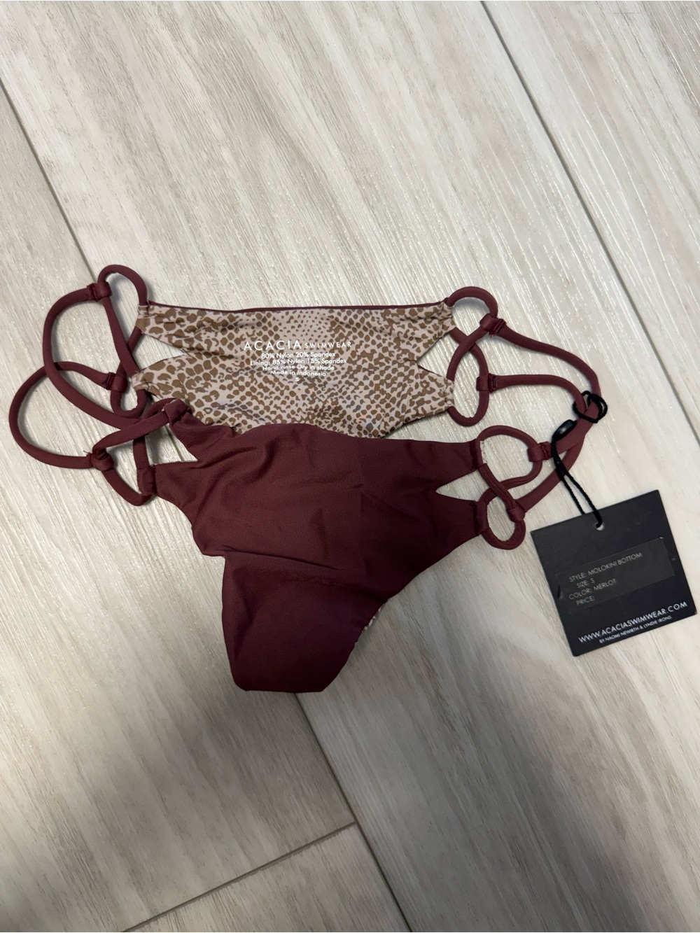acacia Strappy Bikini Bottom